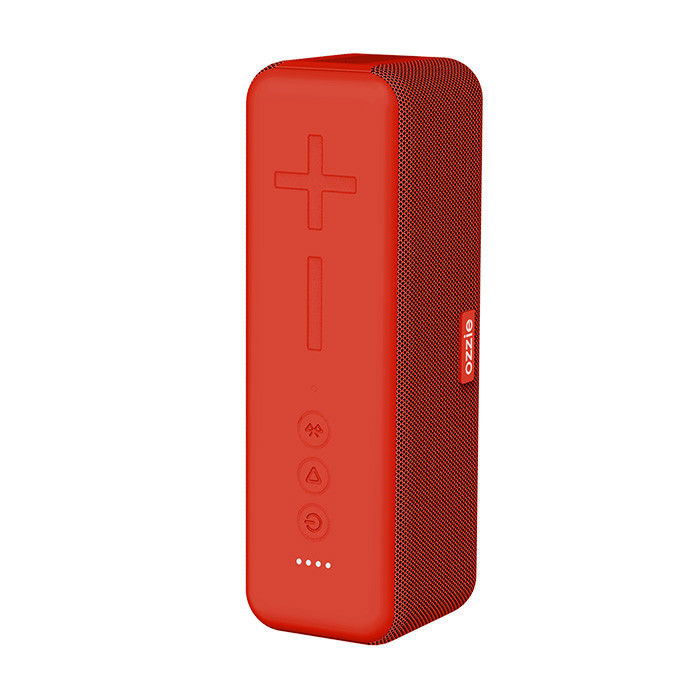 สีแดง ประเภท C Outdoor Bluetooth Speaker System สายไร้สาย 640g Mp3 Wav Ape Flac Music Format