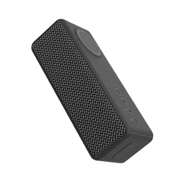 D20 20W แบตเตอรี่ 7.2V 2000mAh Bluetooth 5.0 ลำโพง ABS อลูมิเนียมสีดำ