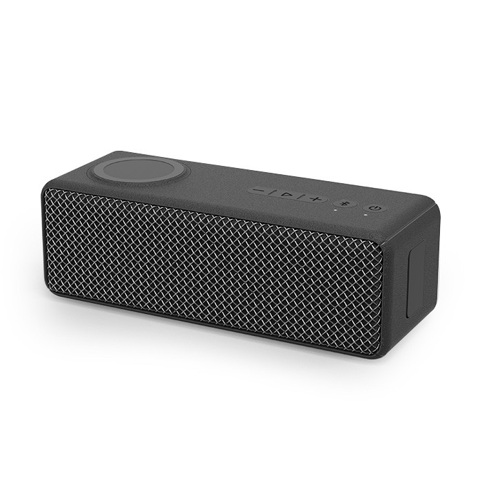 D20 20W แบตเตอรี่ 7.2V 2000mAh Bluetooth 5.0 ลำโพง ABS อลูมิเนียมสีดำ