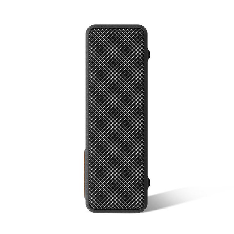 D20 20W แบตเตอรี่ 7.2V 2000mAh Bluetooth 5.0 ลำโพง ABS อลูมิเนียมสีดำ