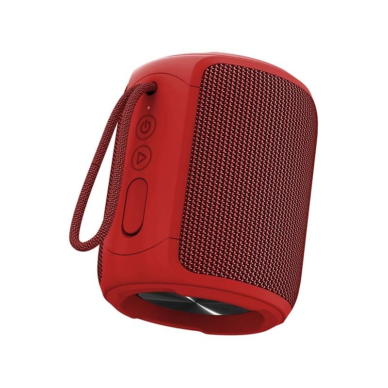 สีแดง Tws ฟังก์ชัน Bluetooth เครื่องเสียงกลางแจ้ง กันน้ํา Ipx7 Aux Support For Patio