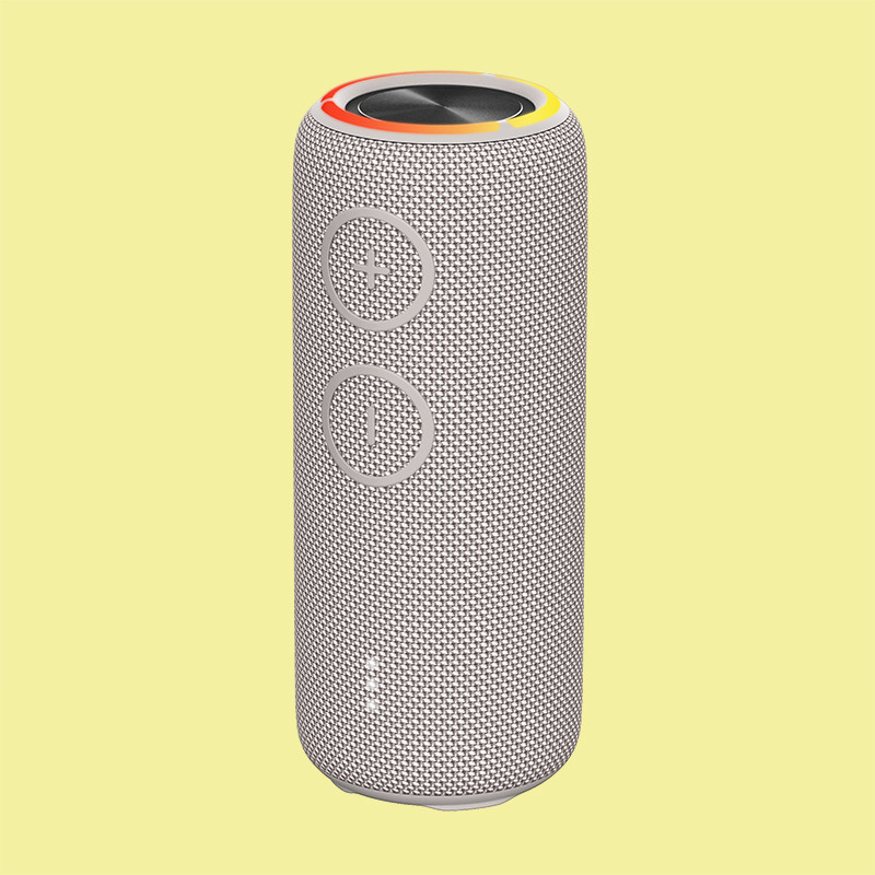 IPX7 เครื่องเสียงไร้สายผ้ากันน้ํา 11 ชั่วโมง เวลาทํางาน ระยะทาง Bluetooth 10-30m สีดํา/สีเขียว/สีเทา