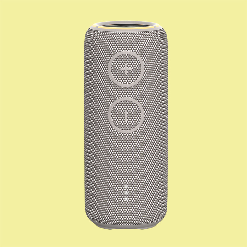 IPX7 เครื่องเสียงไร้สายผ้ากันน้ํา 11 ชั่วโมง เวลาทํางาน ระยะทาง Bluetooth 10-30m สีดํา/สีเขียว/สีเทา