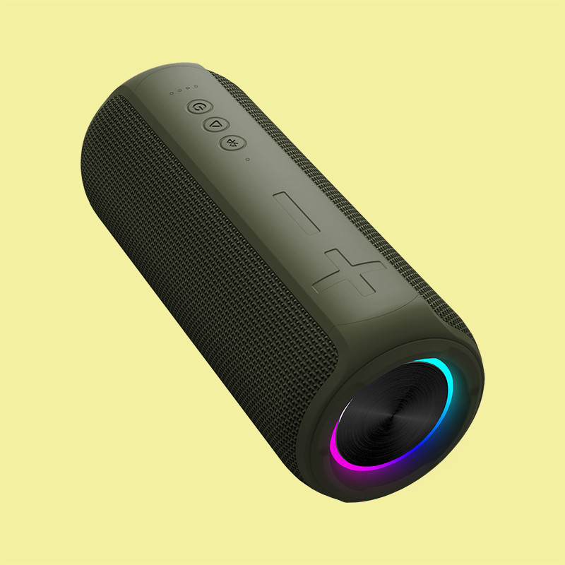 5V 2A 30W พลังงาน Bass LED ไลท์ โทรศัพท์ Bluetooth พร้อม SD Card AUX IN