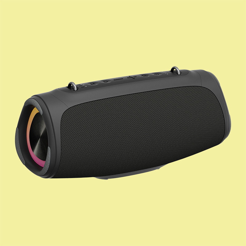 เครื่องเสียงพาร์ตี้กลางแจ้งพกพาที่มีฟังก์ชัน USB Disk และการตอบสนองความถี่ 20Hz-20KHz