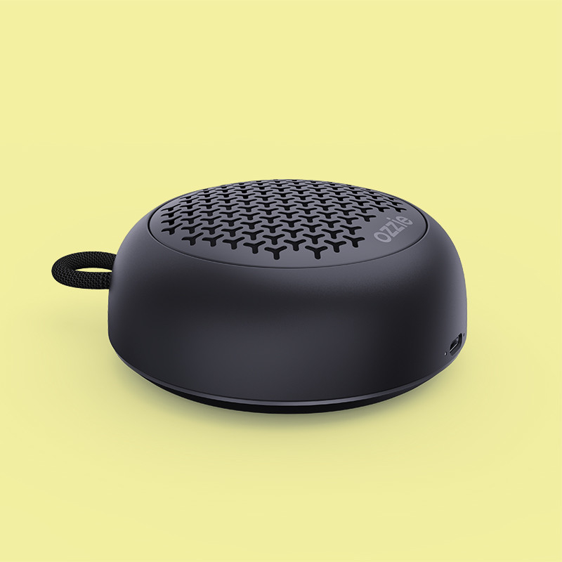 เครื่องเสียง Bluetooth พกพา 5W พร้อม DC5V / 1A ประเภท C ชาร์จ 3.7V / 800mAh ความจุของแบตเตอรี่