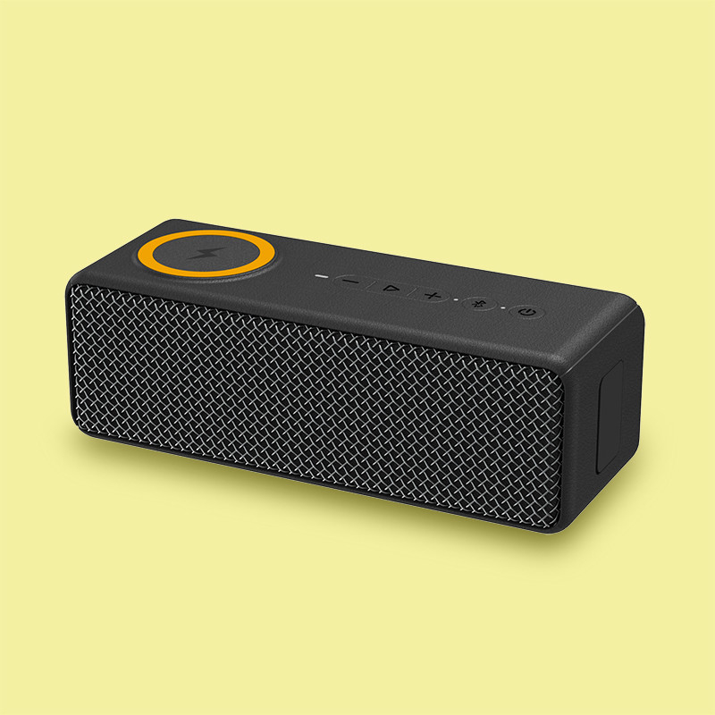 10m ยาวไร้สายการชาร์จ สเปคเกอร์ Bluetooth 10-15W สเปคเกอร์ไร้สายการชาร์จ 4-12H เวลาเล่น
