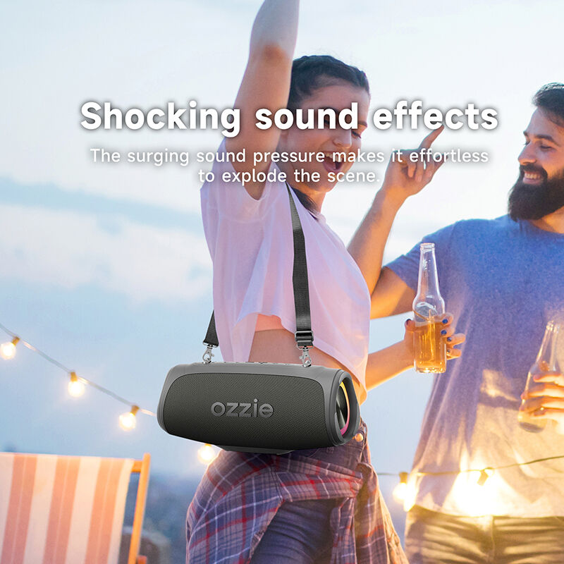 Caixa De Som Portatil Bluetooth Speaker Auracast IPX7 Waterproof Heavy Bass LED Wireless Speaker 60W Portable Outdoor Party Use