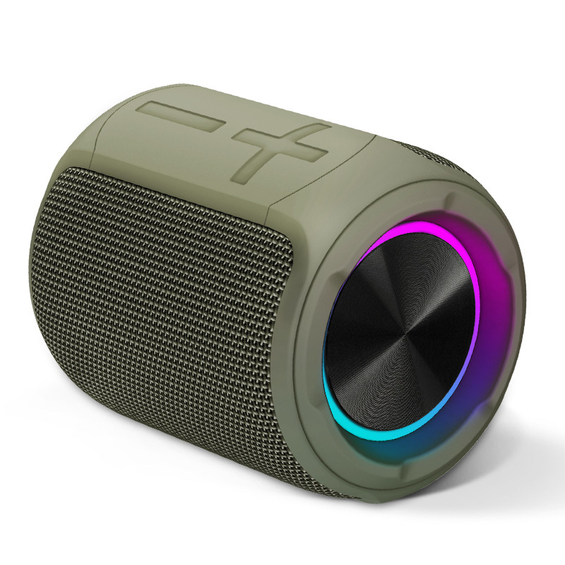 ลำโพง บลูทู ธ ไร้สายแบบพกพา TWS 2200mAh พร้อมไฟ LED RGB สีสันสดใส